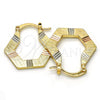 Argolla Pequeña 02.102.0048.25 Oro Laminado, Diamantado, Tres Tonos