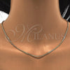 Gargantilla Basica 04.213.0066.22 Oro Laminado, Pulido, Tono Dorado (02 MM Thickness, 22 Inches Length)