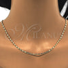 Gargantilla Basica 04.213.0067.20 Oro Laminado, Pulido, Tono Dorado (03 MM Thickness, 20 Inches Length)