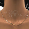 Gargantilla Basica 04.213.0071.22 Oro Laminado, Pulido, Tono Dorado (02 MM Thickness, 22 Inches Length)