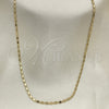Gargantilla Basica 04.213.0071.22 Oro Laminado, Pulido, Tono Dorado (02 MM Thickness, 22 Inches Length)