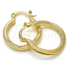 Argolla Pequeña 02.170.0205.20 Oro Laminado, Pulido, Tono Dorado