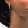 Argolla Huggie 02.217.0071.15 Rodio Laminado, con Zirconia Cubica Blanca, Pulido, Rodinado