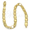 Pulsera Básica 04.63.1335.08 Oro Laminado, Pulido, Tono Dorado (100 Gauge, 05 MM Thickness, 8 Inches Length)