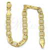 Pulsera Básica 04.63.1337.08 Oro Laminado, Pulido, Tono Dorado (100 Gauge, 05 MM Thickness, 8 Inches Length)