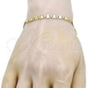 Pulsera Básica 04.63.1338.08 Oro Laminado, Pulido, Tono Dorado (100 Gauge, 05 MM Thickness, 8 Inches Length)