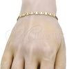 Pulsera Básica 04.63.1340.08 Oro Laminado, Pulido, Tono Dorado (100 Gauge, 05 MM Thickness, 8 Inches Length)