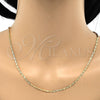 Gargantilla Basica 04.213.0081.18 Oro Laminado, Pulido, Tono Dorado (02 MM Thickness, 48 Inches Length)