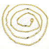 Gargantilla Basica 04.213.0084.24 Oro Laminado, Pulido, Tono Dorado (02 MM Thickness, 24 Inches Length)