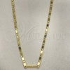 Gargantilla Basica 04.213.0085.24 Oro Laminado, Pulido, Tono Dorado (02 MM Thickness, 24 Inches Length)
