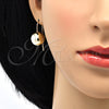 Arete Gancho Frances 02.163.0046 Oro Laminado, Pulido, Tono Dorado