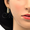 Argolla Huggie 02.287.0004.15 Oro Laminado, con Blanca Zirconia Cubica, Pulido, Tono Dorado