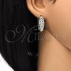 Argolla Huggie 02.267.0045.15 Oro Laminado, Diseño de Corazón, con Blanca Zirconia Cubica, Pulido, Rodinado