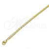 Gargantilla Basica 04.213.0098.24 Oro Laminado, Pulido, Tono Dorado (03 MM Thickness, 24 Inches Length)