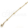 Pulsera Elegante 03.318.0006.08 Oro Laminado, Pulido, Tono Dorado (02 MM Thickness, 8 Inches Length)