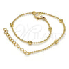 Pulsera Elegante 03.318.0006.08 Oro Laminado, Pulido, Tono Dorado (02 MM Thickness, 8 Inches Length)