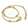 Pulsera Elegante 03.318.0006.08 Oro Laminado, Pulido, Tono Dorado (02 MM Thickness, 8 Inches Length)