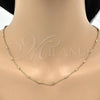 Gargantilla Basica 04.318.0004.18 Oro Laminado, Pulido, Tono Dorado (02 MM Thickness, 18 Inches Length)
