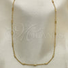 Gargantilla Basica 04.318.0004.18 Oro Laminado, Pulido, Tono Dorado (02 MM Thickness, 18 Inches Length)
