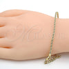 Pulsera Básica 04.213.0105.07 Oro Laminado, Diseño de Rope, Pulido, Tono Dorado (03 MM Thickness, 7 Inches Length)
