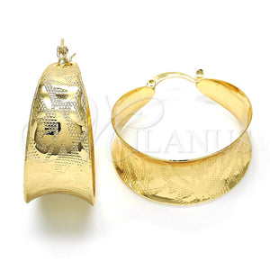 Argolla Mediana 02.261.0021.30 Oro Laminado, Pulido, Tono Dorado
