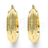 Argolla Mediana 02.261.0043.35 Oro Laminado, Diseño de Llave Griega, Pulido, Tono Dorado