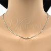 Gargantilla Basica 04.213.0030.22 Oro Laminado, Diseño de Mariner, Pulido, Tono Dorado (02 MM Thickness, 22 Inches Length)