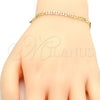 Pulsera Básica 03.63.1828.08 Oro Laminado, Diseño de Mariner, Pulido, Tono Dorado (0.80 Gauge, 04 MM Thickness, 8 Inches Length)