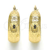 Argolla Mediana 02.106.0009.30 Oro Laminado, Pulido, Tono Dorado