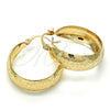 Argolla Mediana 02.106.0009.30 Oro Laminado, Pulido, Tono Dorado