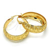 Argolla Mediana 02.106.0012.30 Oro Laminado, Pulido, Tono Dorado