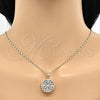 Collares con Dije 04.63.1352.18 Oro Laminado, con Blanca Zirconia Cubica, Diamantado, Tono Dorado (02 MM Thickness, 18 Inches Length)