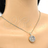 Collares con Dije 04.63.1352.18 Oro Laminado, con Blanca Zirconia Cubica, Diamantado, Tono Dorado (02 MM Thickness, 18 Inches Length)