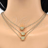 Collares con Dije 04.179.0005.16 Oro Laminado, Diseño de Búho, Pulido, Tono Dorado (02 MM Thickness, 16 Inches Length)
