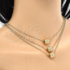 Collares con Dije 04.179.0005.16 Oro Laminado, Diseño de Búho, Pulido, Tono Dorado (02 MM Thickness, 16 Inches Length)