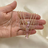 Collares con Dije 04.179.0009.16 Oro Laminado, con Rosado Cristal, Pulido, Tono Dorado (02 MM Thickness, 16 Inches Length)