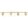 Collares con Dije 04.63.1377.18 Oro Laminado, Diseño de Guadalupe, Pulido, Tono Dorado (02 MM Thickness, 18 Inches Length)