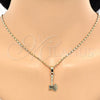 Collares con Dije 04.242.0086.24 Oro Laminado, Pulido, Tono Dorado (02 MM Thickness, 24 Inches Length)