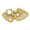 Argolla Pequeña 02.100.0063.1.25 Oro Laminado, Diseño de Corazón, Pulido, Tres Tonos