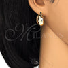 Argolla Pequeña 02.106.0001.1.20 Oro Laminado, Pulido, Tres Tonos