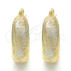 Argolla Mediana 02.106.0001.1.30 Oro Laminado, Pulido, Tres Tonos