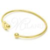 Aro Individual 07.265.0011 Acero Inoxidable, Diseño de Elefante, Pulido, Tono Dorado (03 MM Thickness, One size fits all)