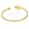 Aro Individual 07.265.0011 Acero Inoxidable, Diseño de Elefante, Pulido, Tono Dorado (03 MM Thickness, One size fits all)