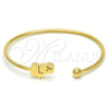 Aro Individual 07.265.0011 Acero Inoxidable, Diseño de Elefante, Pulido, Tono Dorado (03 MM Thickness, One size fits all)