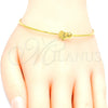 Aro Individual 07.265.0013 Acero Inoxidable, Diseño de Elefante, Pulido, Tono Dorado (01 MM Thickness, One size fits all)