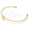 Aro Individual 07.265.0015 Acero Inoxidable, Diseño de Luna y Estrella, Pulido, Tono Dorado (01 MM Thickness, One size fits all)