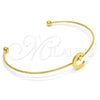 Aro Individual 07.265.0015 Acero Inoxidable, Diseño de Luna y Estrella, Pulido, Tono Dorado (01 MM Thickness, One size fits all)