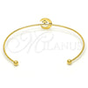 Aro Individual 07.265.0015 Acero Inoxidable, Diseño de Luna y Estrella, Pulido, Tono Dorado (01 MM Thickness, One size fits all)