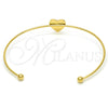 Aro Individual 07.265.0016 Acero Inoxidable, Diseño de Corazón, Pulido, Tono Dorado (01 MM Thickness, One size fits all)