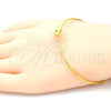 Aro Individual 07.265.0018 Acero Inoxidable, Diseño de Delfín, Pulido, Tono Dorado (01 MM Thickness, One size fits all)